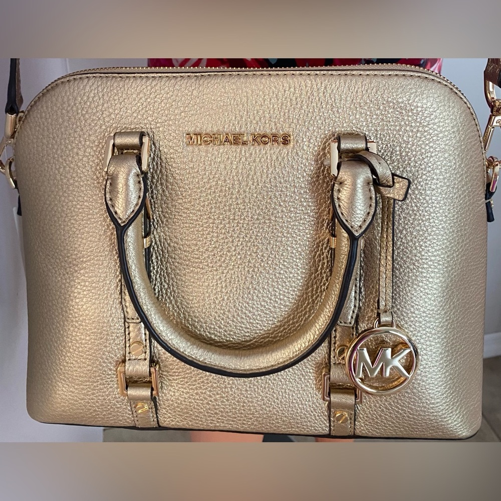 MICHAEL KORS…Gold Metallic Women's Handbag
